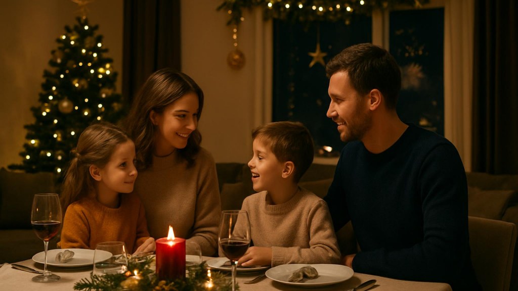 Capodanno con bambini a Genova: soggiorni, cena e attività per famiglie Famiglia con bambini in ambiente accogliente per Capodanno